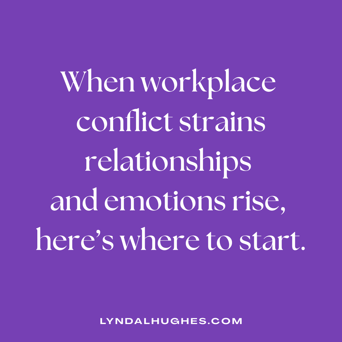 What to do when there is workplace conflict